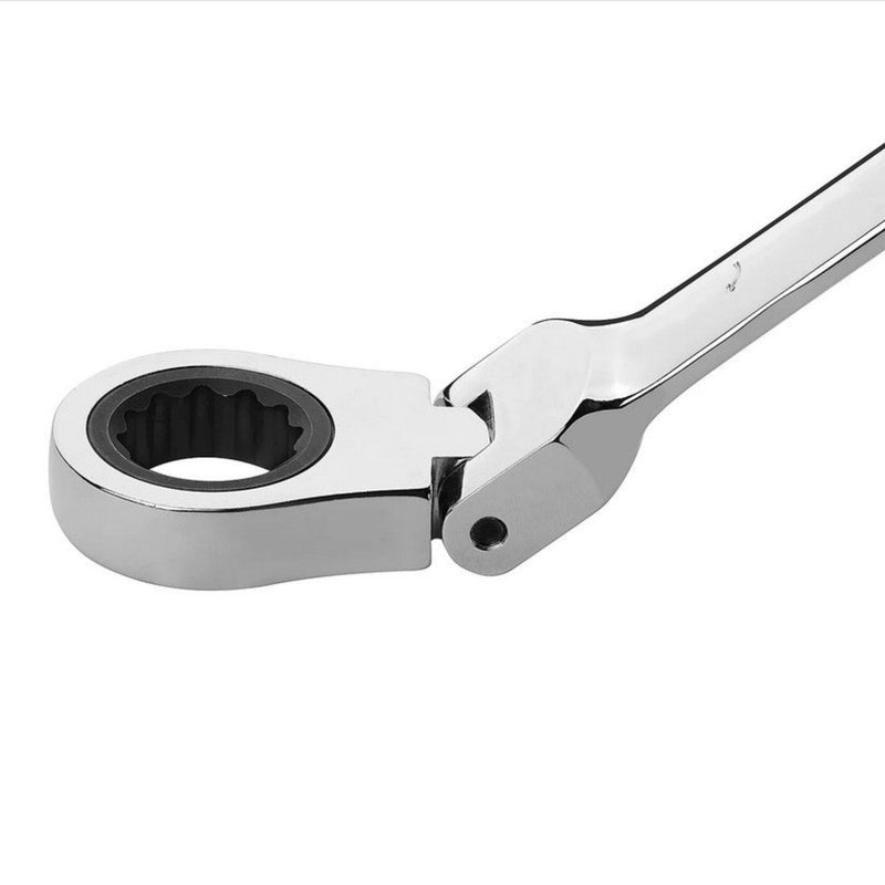 Flexible Head Ratchet Combination Wrench, Gear Spanner 30mm