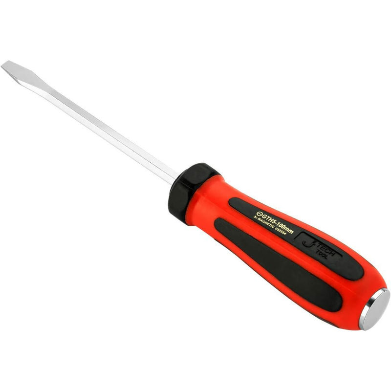 Go-Through Slotted Screwdriver 5×100mm Striking Cap