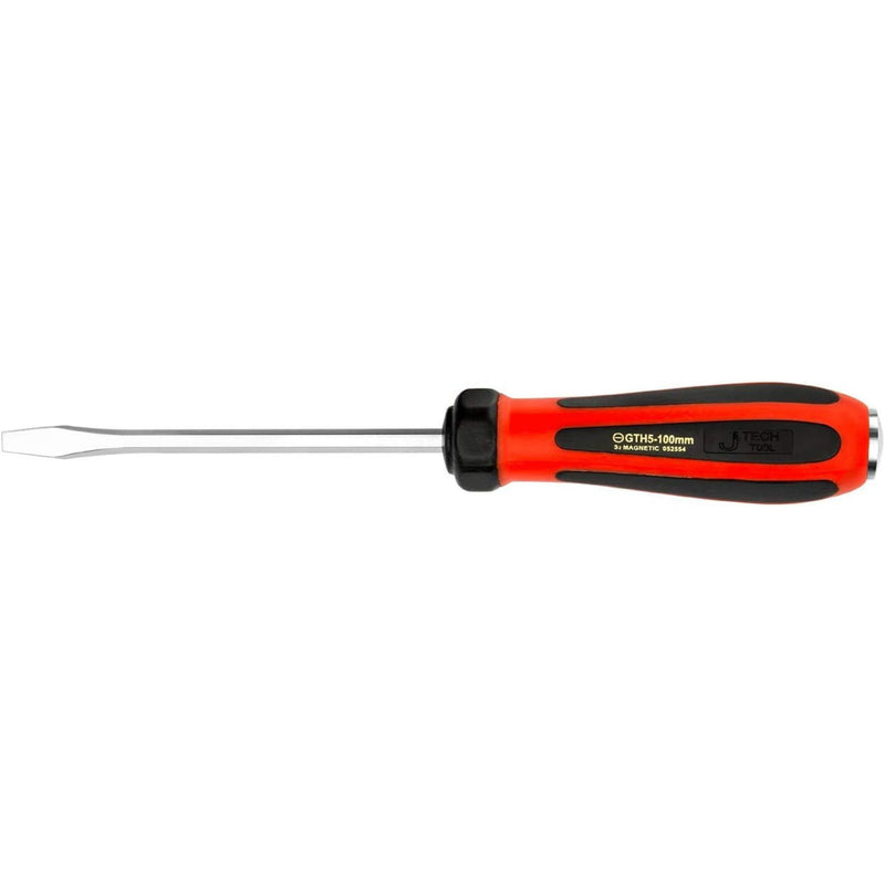 Go-Through Slotted Screwdriver 5×100mm Striking Cap