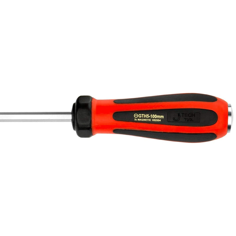 Go-Through Slotted Screwdriver 5×100mm Striking Cap