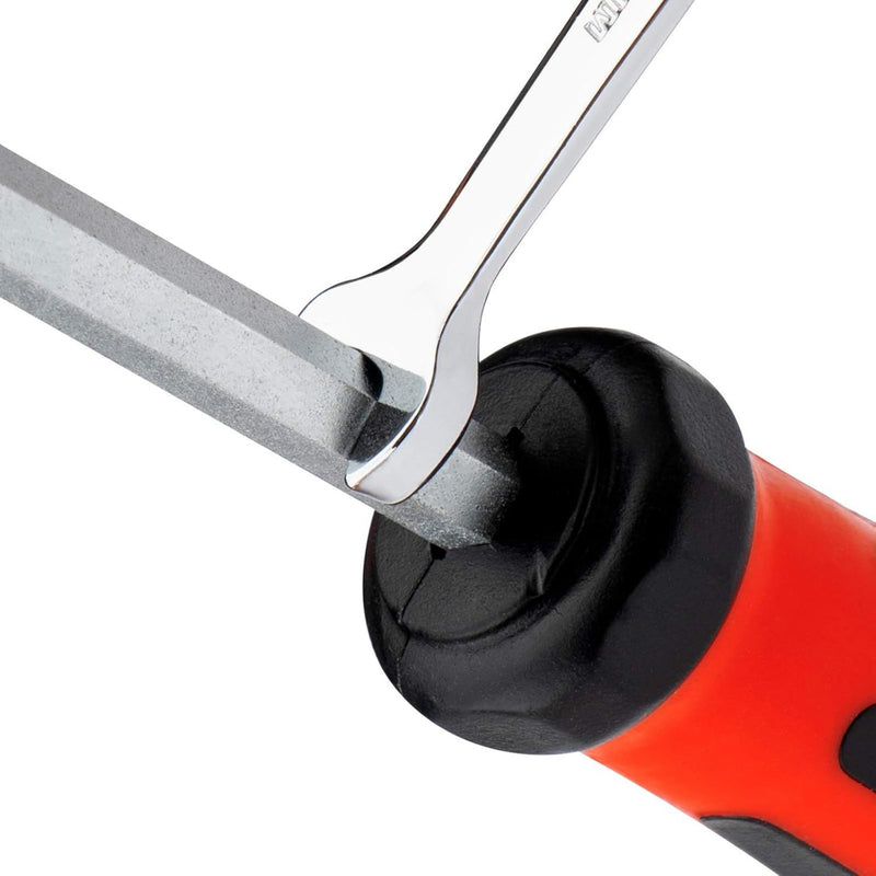 Go-Through Slotted Screwdriver 5×100mm Striking Cap