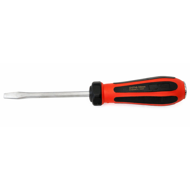 Go-Through Slotted Screwdriver 6×100mm Striking Cap
