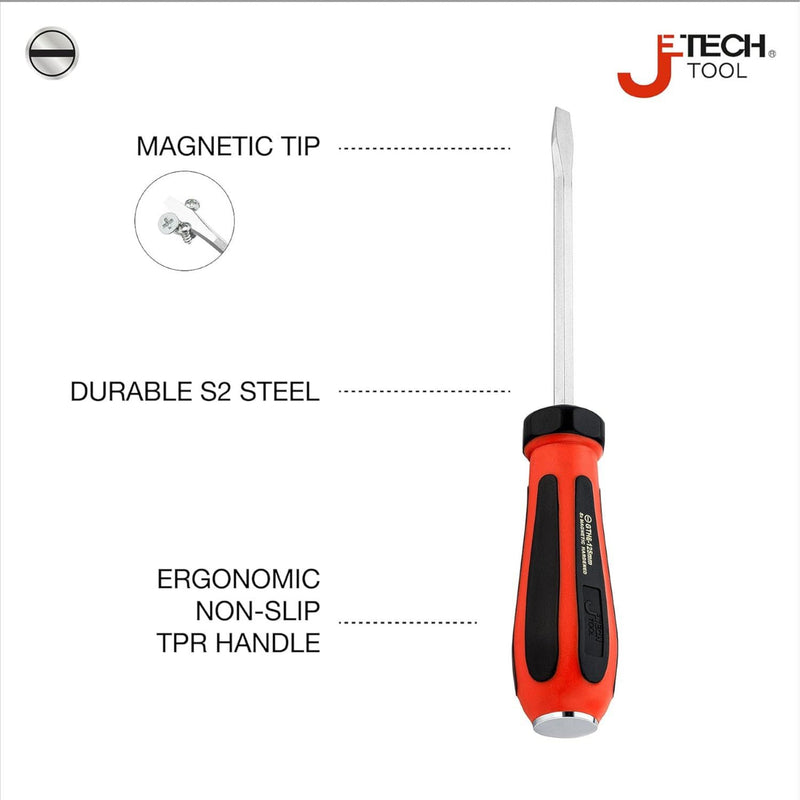 Go-Through Slotted Screwdriver 6×125mm Striking Cap