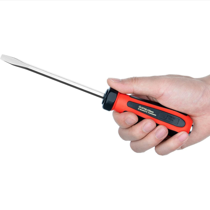 Go-Through Slotted Screwdriver 6×125mm Striking Cap