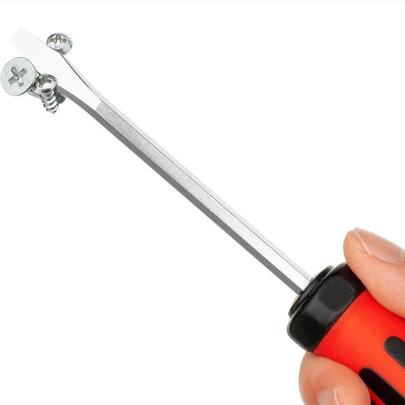 Go-Through Slotted Screwdriver 6×125mm Striking Cap