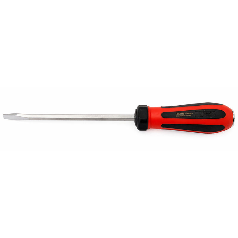 Go-Through Slotted Screwdriver 6×150mm Striking Cap
