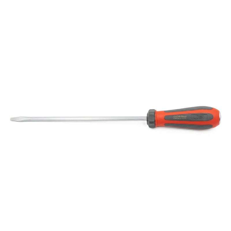 Go-Through Slotted Screwdriver 6×250mm Striking Cap