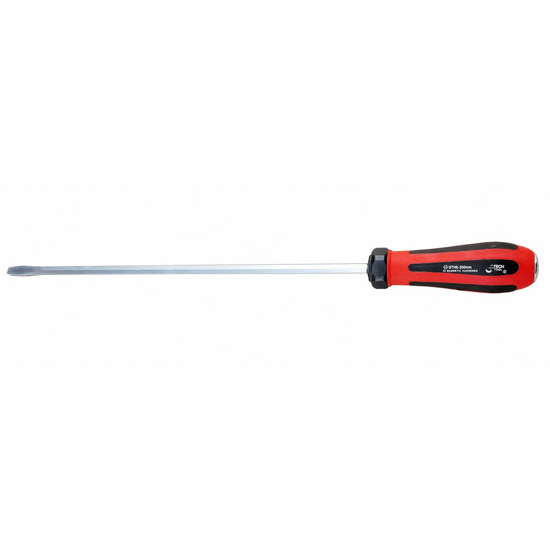 Go-Through Slotted Screwdriver 6×300mm Striking Cap
