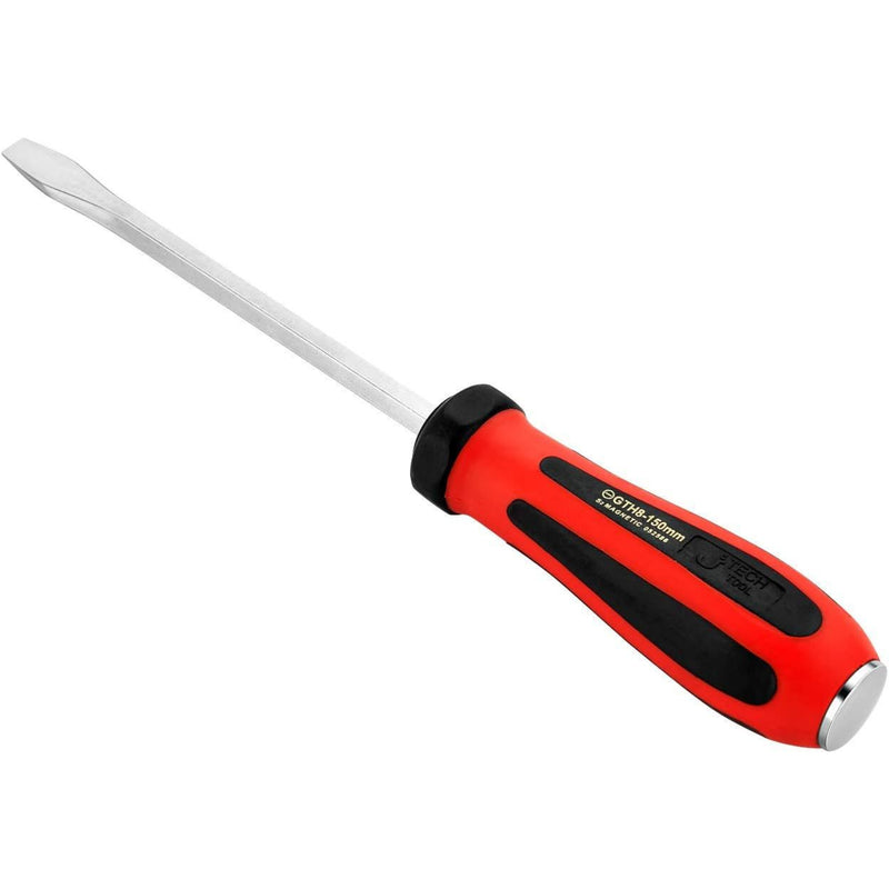 Go-Through Slotted Screwdriver 8×150mm Striking Cap