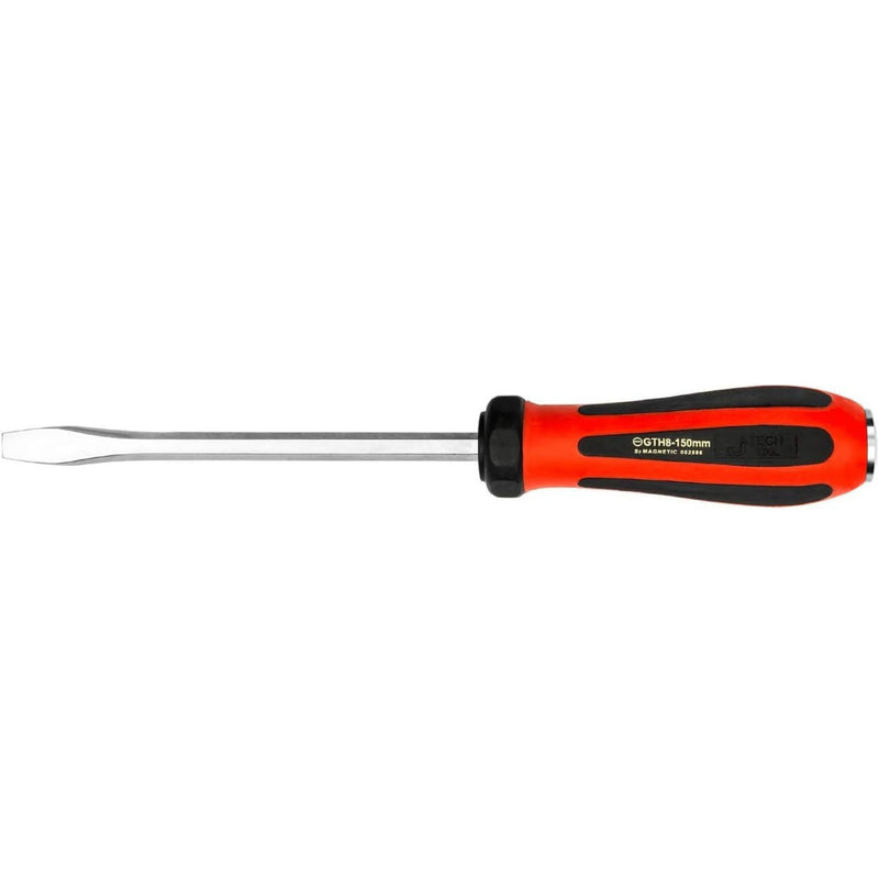 Go-Through Slotted Screwdriver 8×150mm Striking Cap