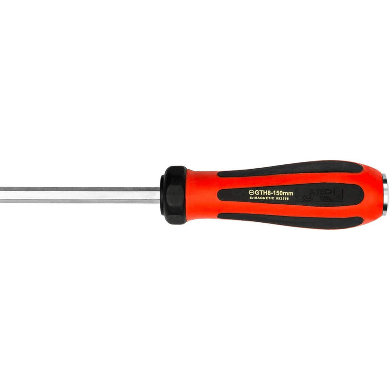 Go-Through Slotted Screwdriver 8×150mm Striking Cap