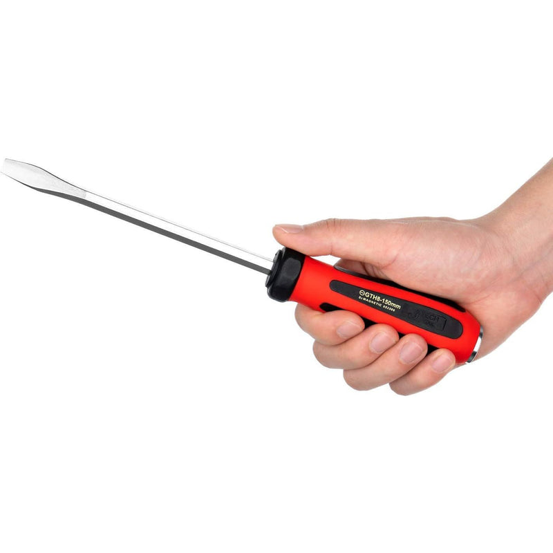 Go-Through Slotted Screwdriver 8×150mm Striking Cap