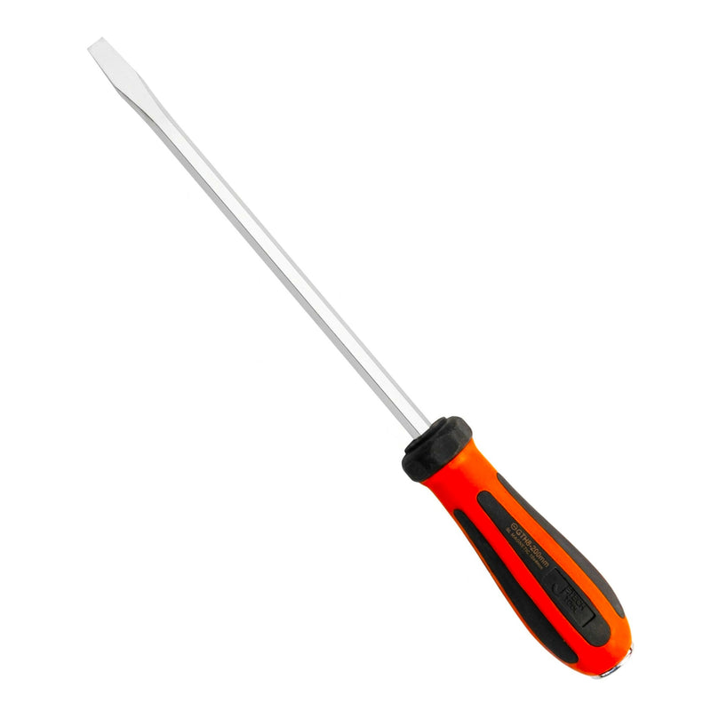 Go-Through Slotted Screwdriver 8×200mm Striking Cap