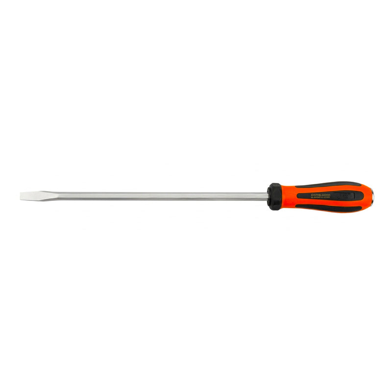 Go-Through Slotted Screwdriver 8×300mm Striking Cap