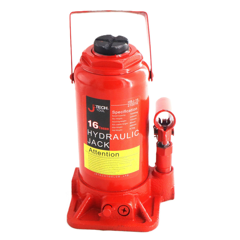 Hydraulic Bottle Jack 16 Ton Heavy Duty