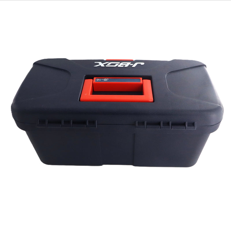 16-Inch Plastic Tool Box with Tray
