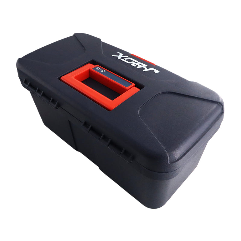 16-Inch Plastic Tool Box with Tray