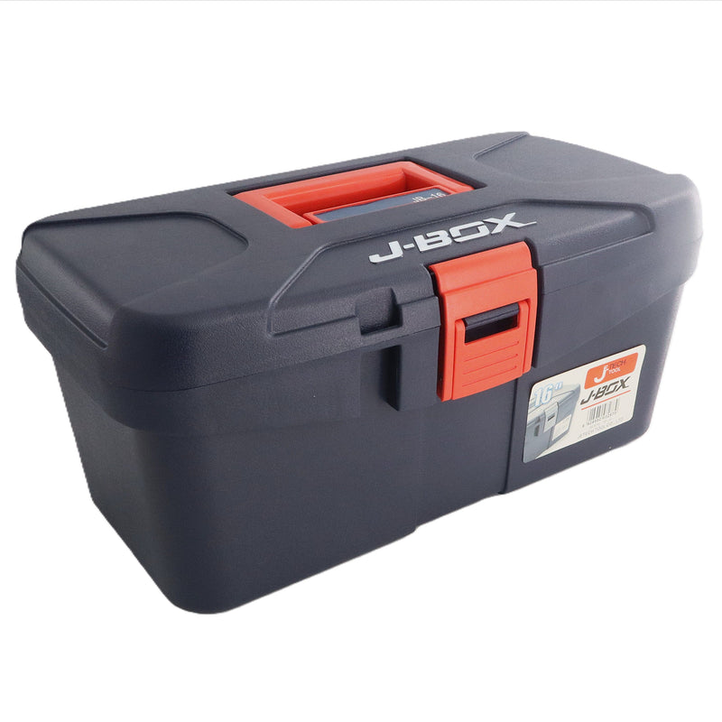 16-Inch Plastic Tool Box with Tray