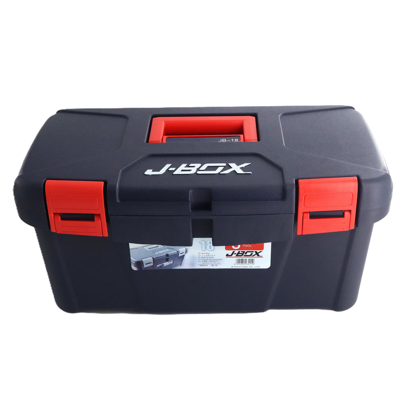 18-Inch Plastic Tool Box with Tray