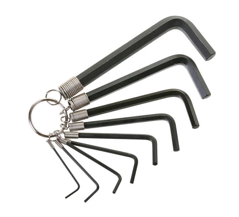 Hex Key Set 9-Piece Metric (1.5–8mm) Keyring (Copy)