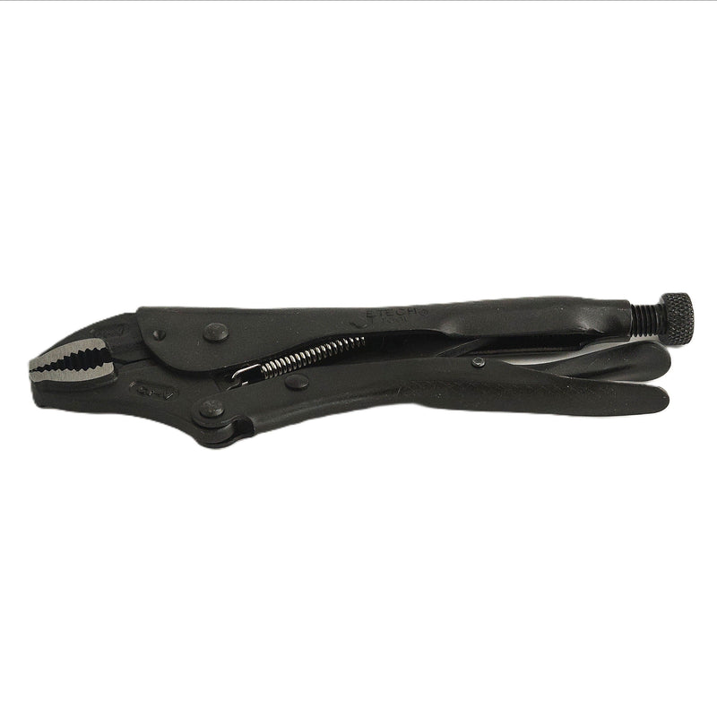 10-Inch Curved Jaws Black Locking Pliers with Wire Cutter