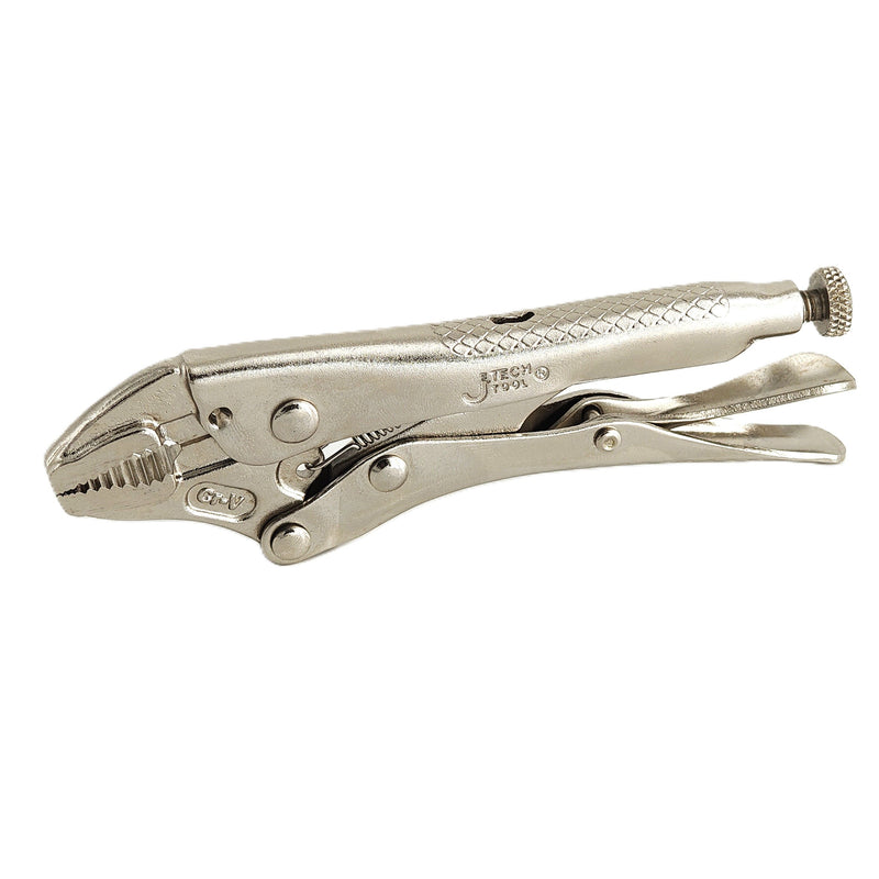 Locking Pliers 5-Inch Curved Jaw with Cutter