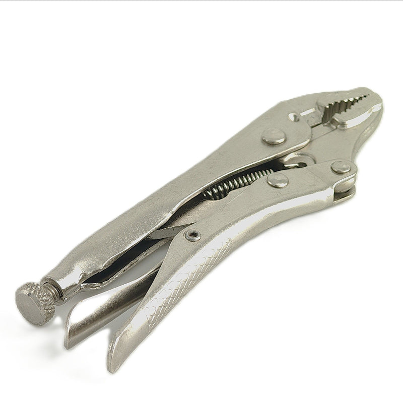 Locking Pliers 5-Inch Curved Jaw with Cutter
