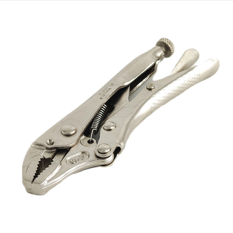 Locking Pliers 5-Inch Curved Jaw with Cutter