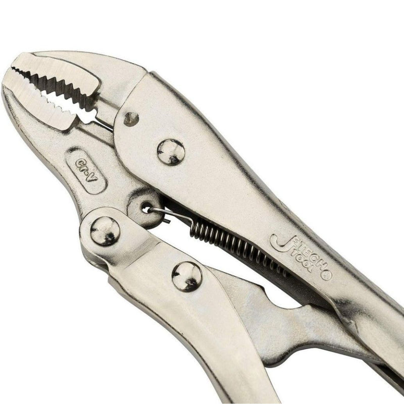 Locking Pliers 7-Inch Curved Jaw with Cutter