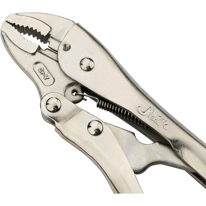 Locking Pliers 7-Inch Curved Jaw with Cutter
