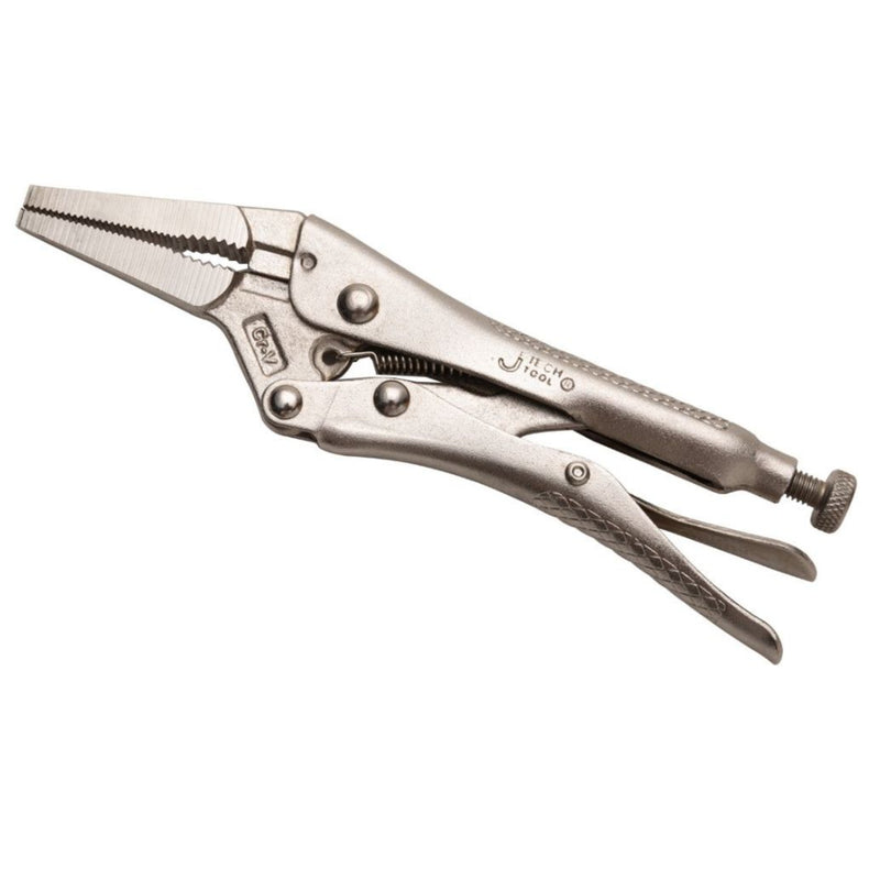 Long Nose Locking Pliers with Wire Cutter 6.5-Inch