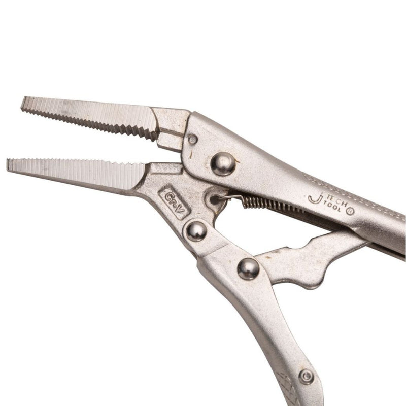 Long Nose Locking Pliers with Wire Cutter 6.5-Inch