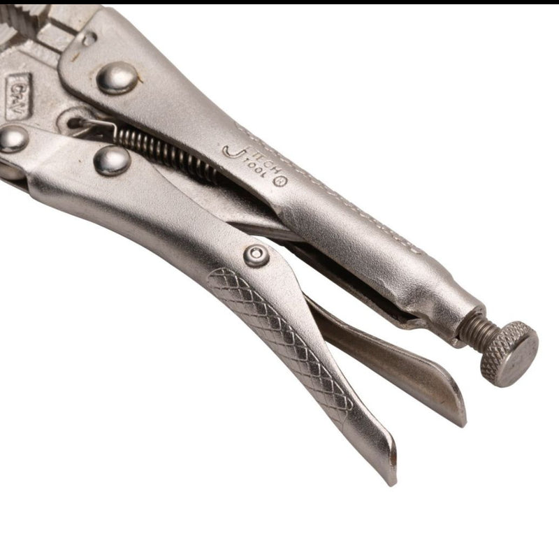 Long Nose Locking Pliers with Wire Cutter 6.5-Inch