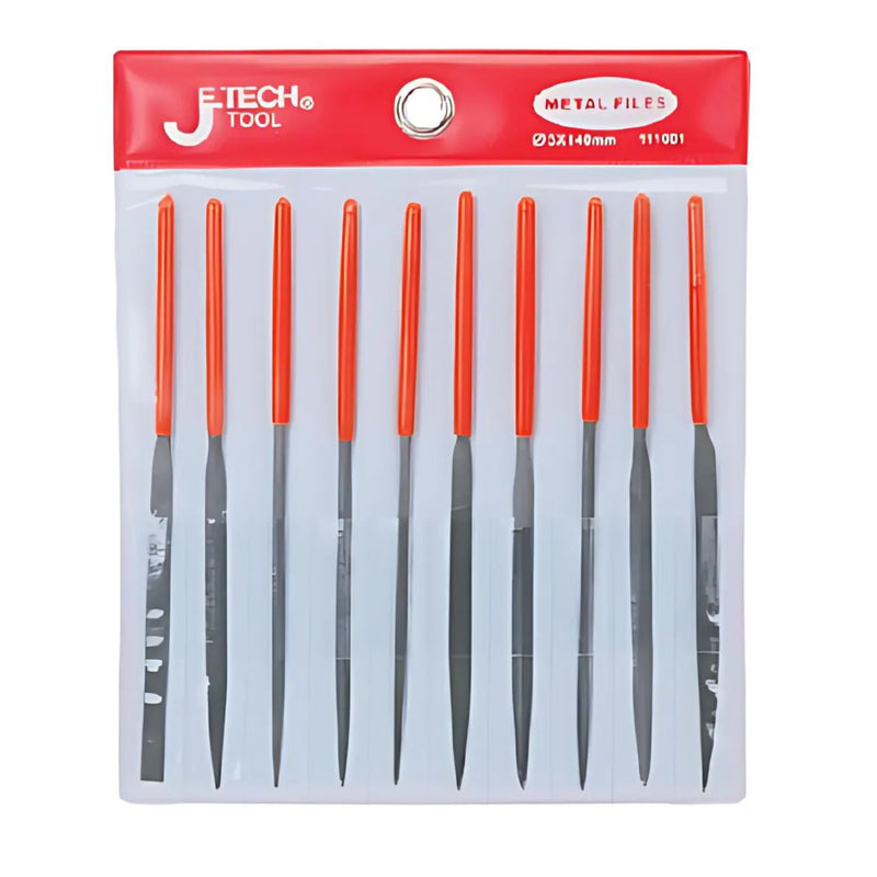 Mini File Set 10-Piece Needle Files SK2 Steel