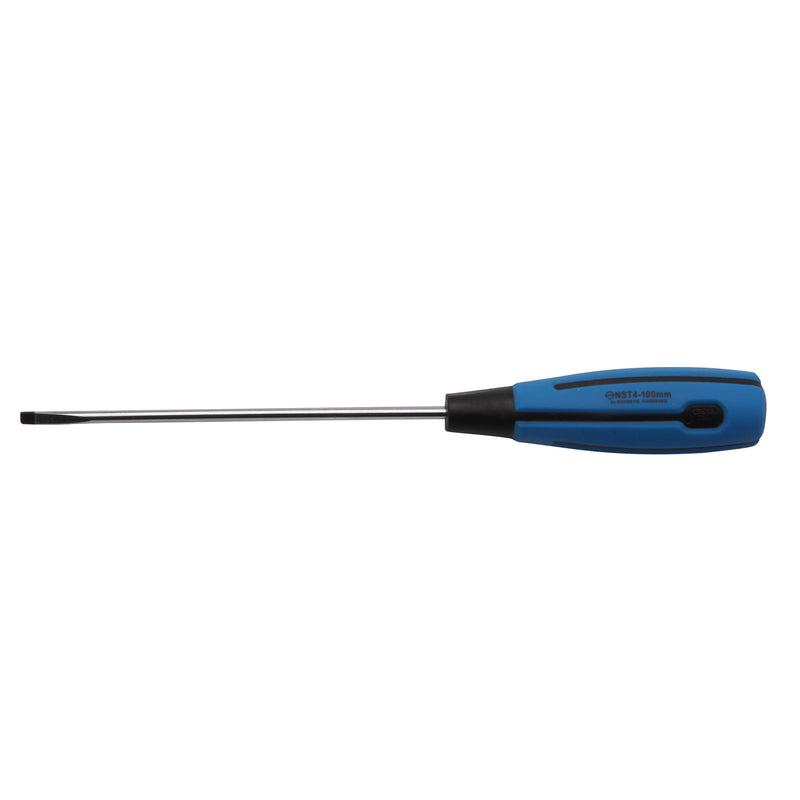 Slotted Screwdriver 4×100mm Soft Grip