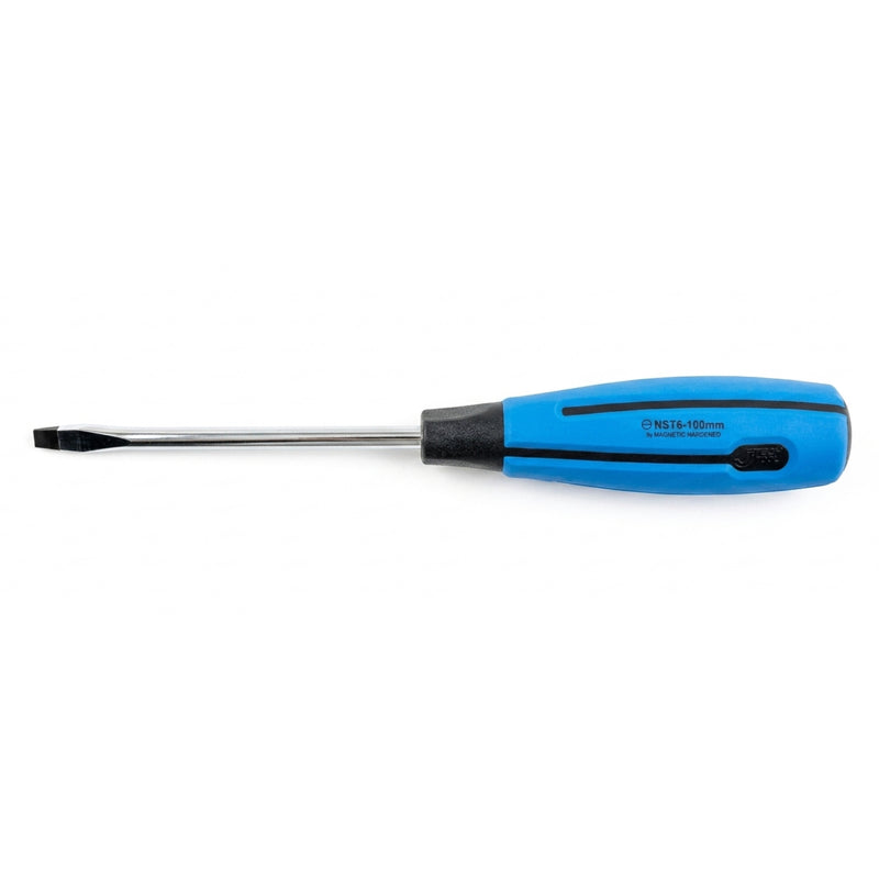 Slotted Screwdriver 6×100mm Soft Grip