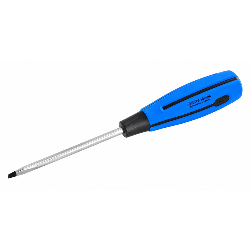 Slotted Screwdriver 6×100mm Soft Grip