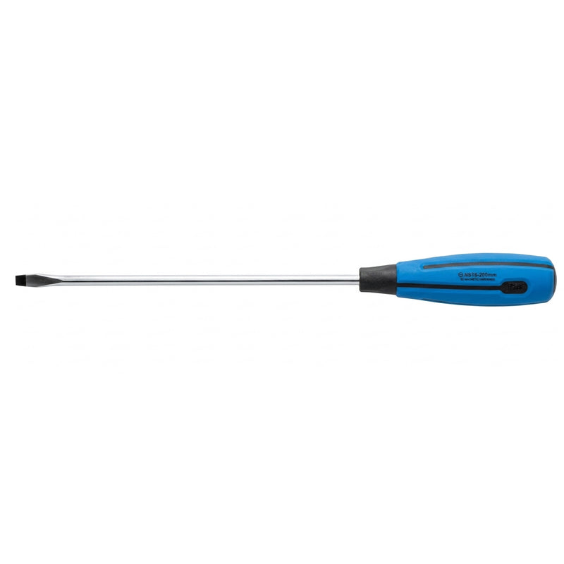 Slotted Screwdriver 6×200mm Soft Grip