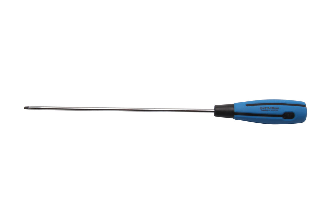 Slotted Screwdriver 6×200mm Soft Grip