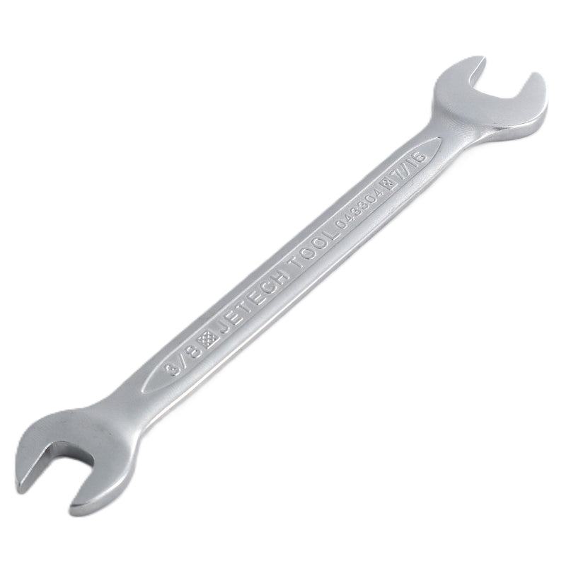 Double Open End Wrench, Size 3/8 x 7/16 inch
