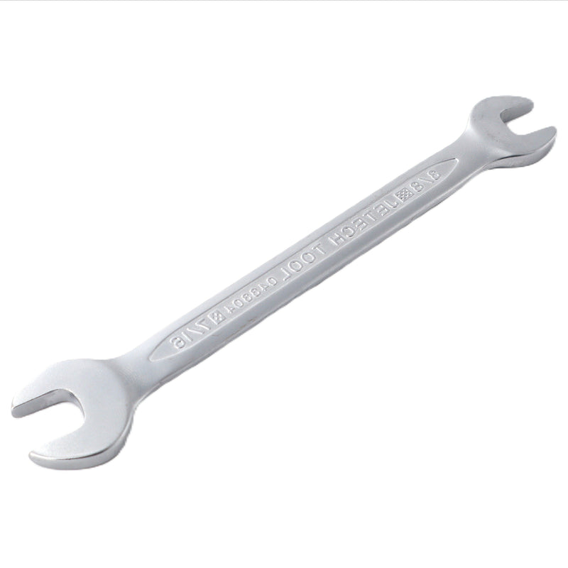 Double Open End Wrench, Size 3/8 x 7/16 inch