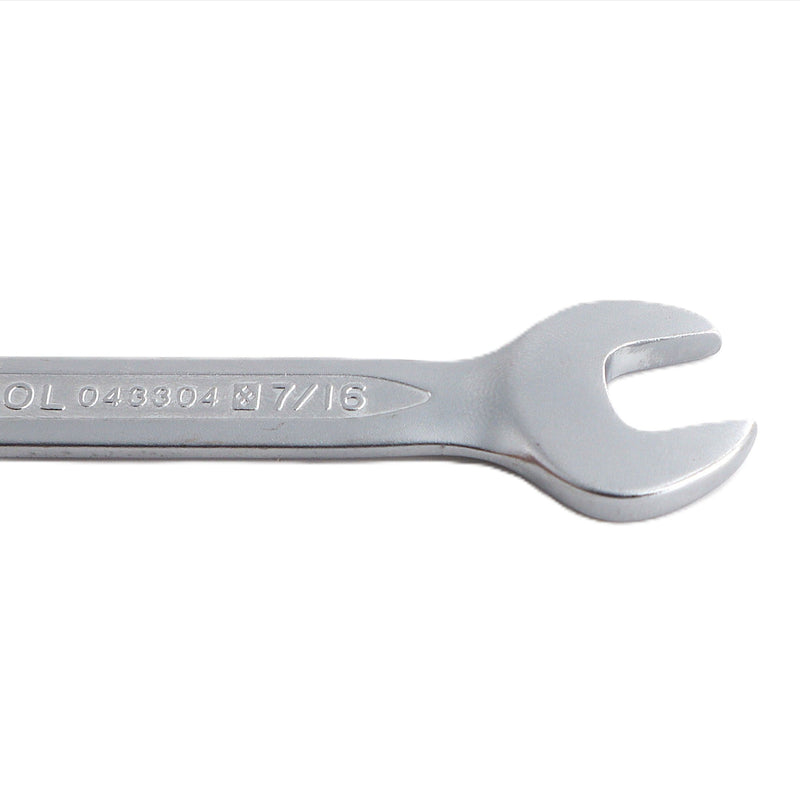 Double Open End Wrench, Size 3/8 x 7/16 inch