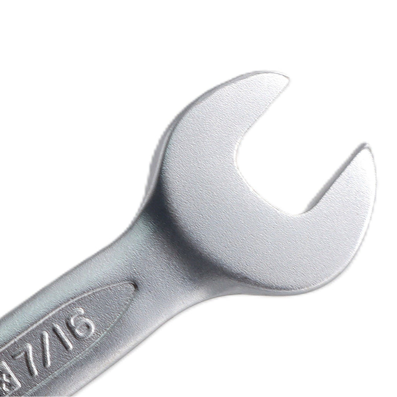 Double Open End Wrench, Size 3/8 x 7/16 inch