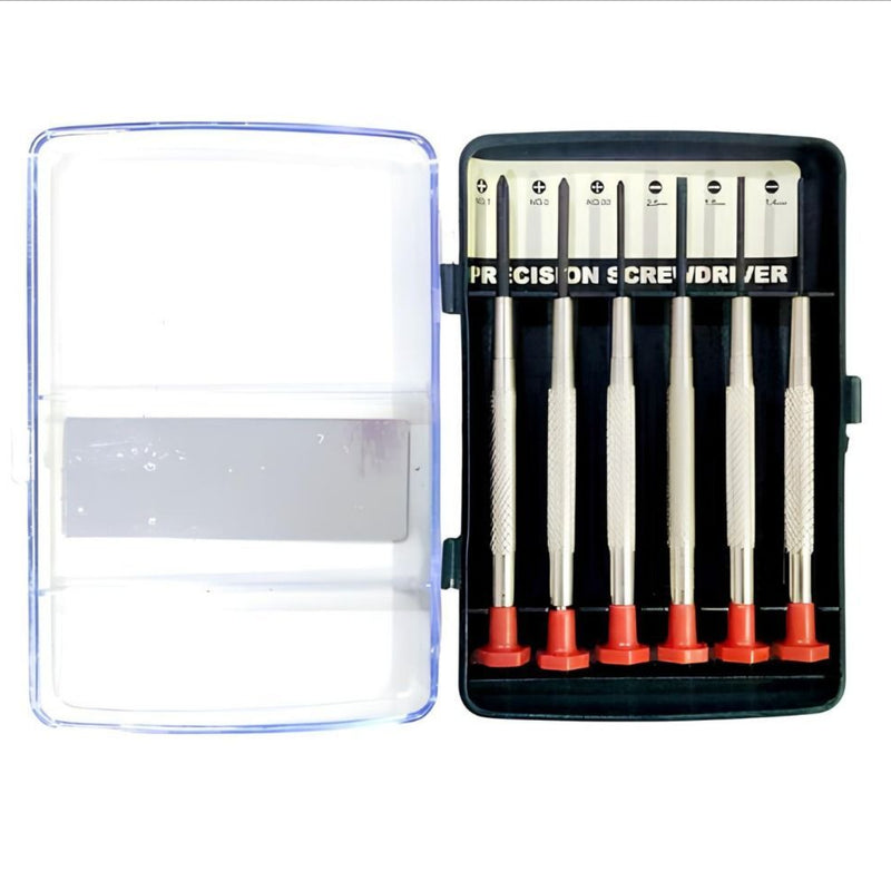 Precision Screwdriver Set Phillips & Flat, Medium (6-Piece)