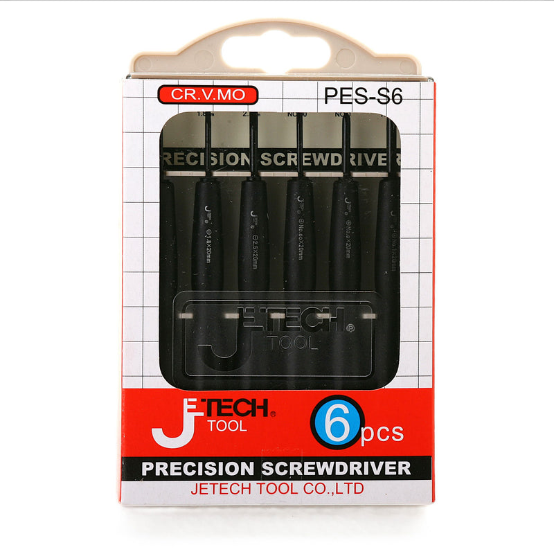 Precision Screwdriver Set Phillips & Flat, Small (6-Piece)