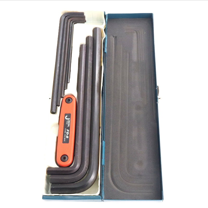 Allen Wrench Set + Folding Hex Keys (12-Piece, 3-14mm)