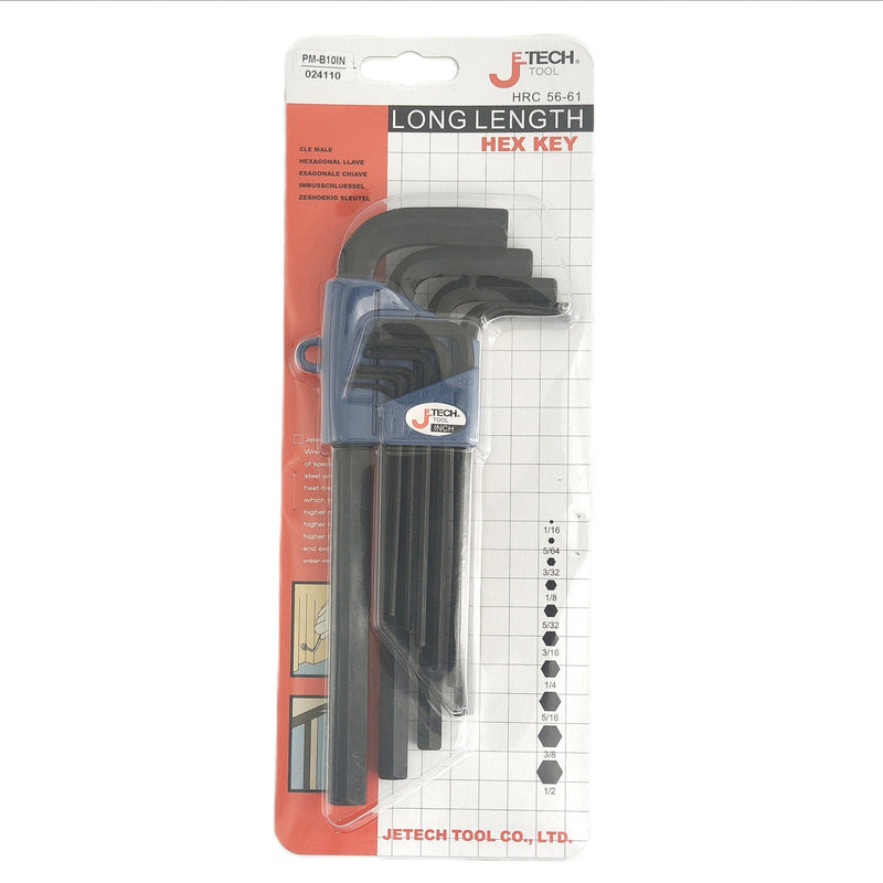 Hex Key Wrench Set 10-Piece
