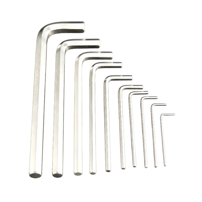 Hex Key Set 10-Piece Metric Medium (1.5–12mm)