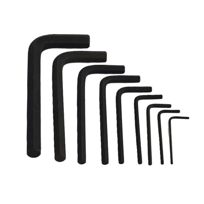 Hex Key Set 9-Piece Metric Short (1.5–10mm)
