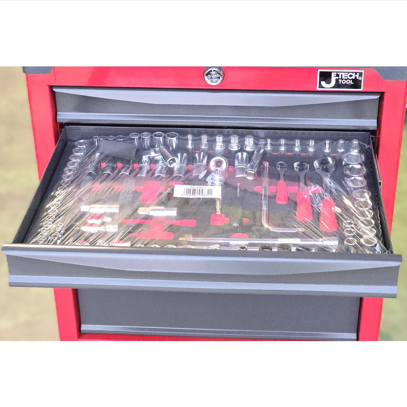 Tool Set 230-Piece with 6-Drawer Trolley